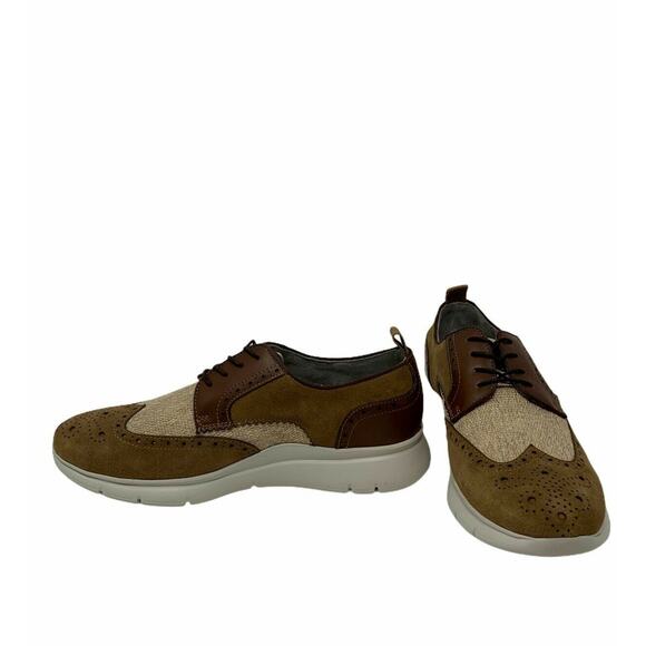 Kenneth Cole Tobacco Combo Brown Trent FLX Lace up sneakers shoes size 10.5M main image 11